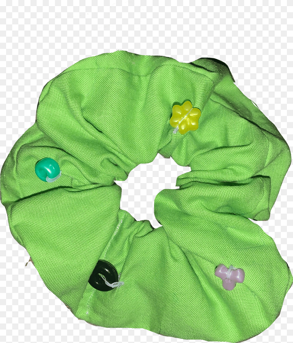 Psycho Scrunchie In Lime Plush Free Transparent Png