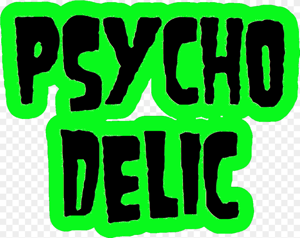 Psychodelic Company Graphic Design, Green, Text, Animal, Dinosaur Png