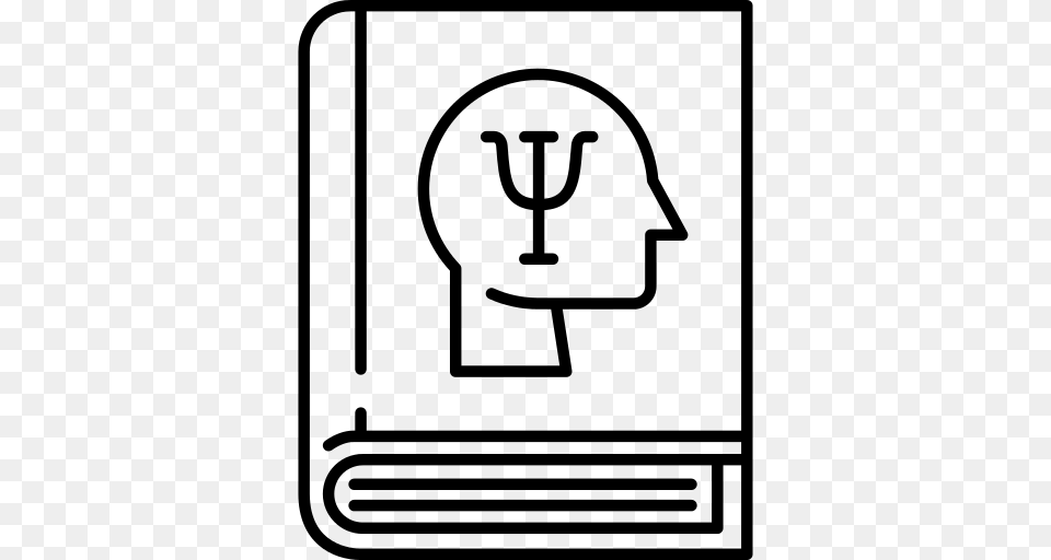 Psychology Book Icon, Gray Free Png Download