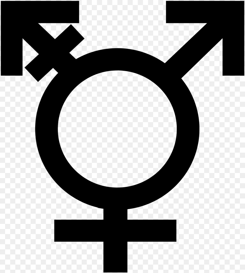 Psychology Of Gender Lgbt Bisexual Symbol, Gray Free Png Download