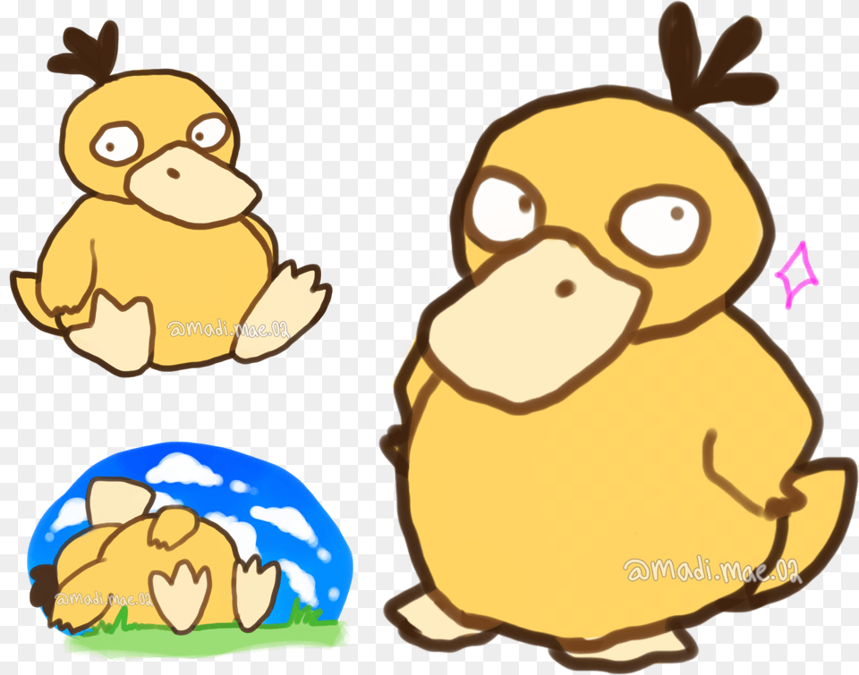 Psyduck Cartoon, Baby, Person Free Png Download