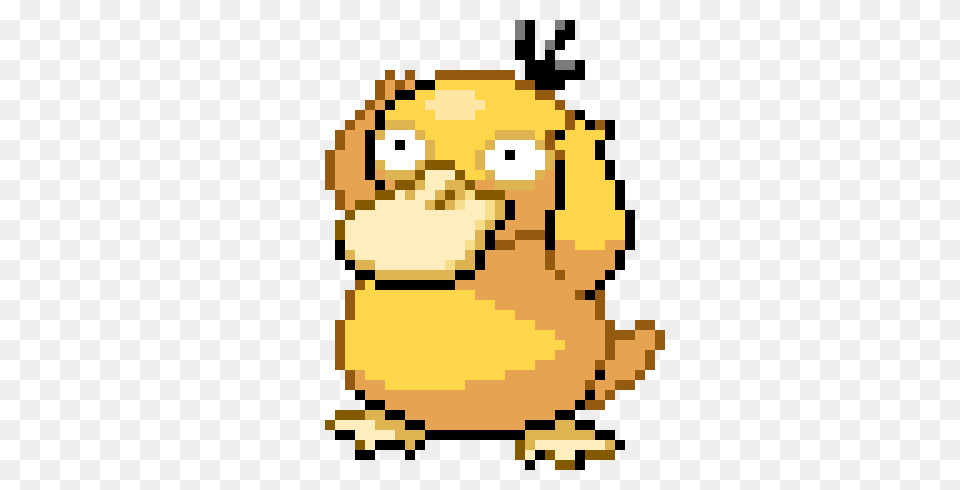 Psyduck Pixel Art Maker, Animal, Canine, Dog, Mammal Png