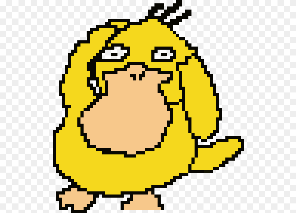 Psyduck Pixel Art Maker Circle, Animal Png Image