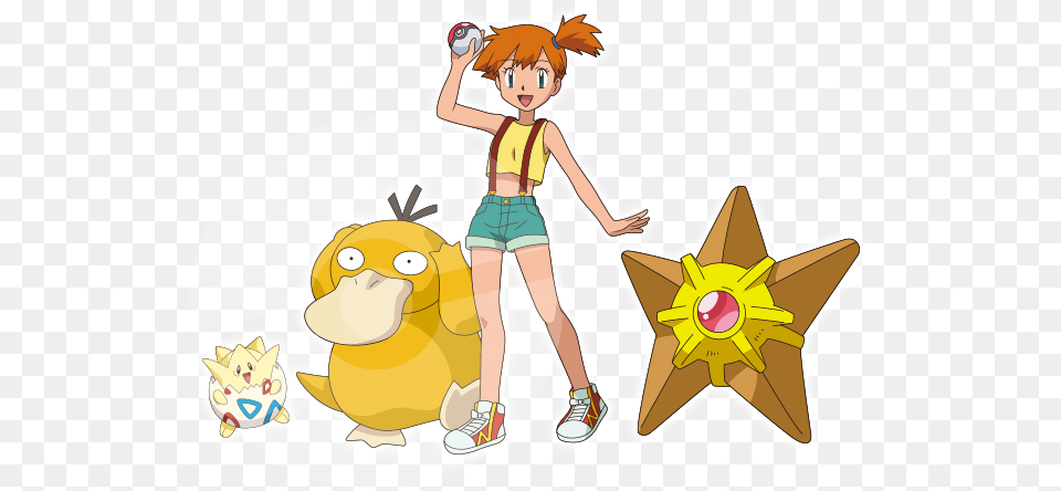 Psyduck Staryu Togepi Cartoon Full Size Pokemon Psyduck, Baby, Person, Book, Publication Free Png Download