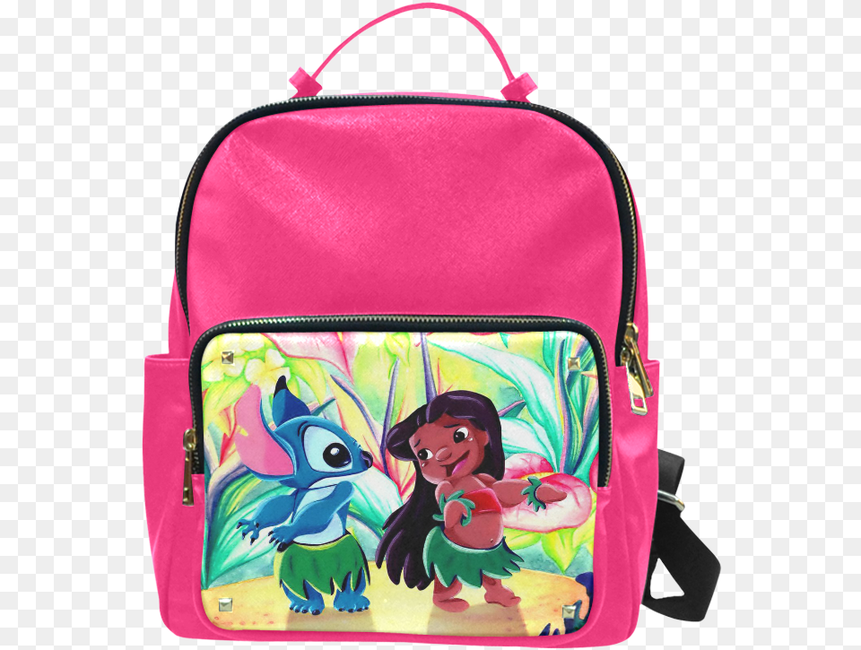 Psylocke Genuine Leather School Backpack In Lilo And Backpack, Bag, Accessories, Handbag, Baby Free Png