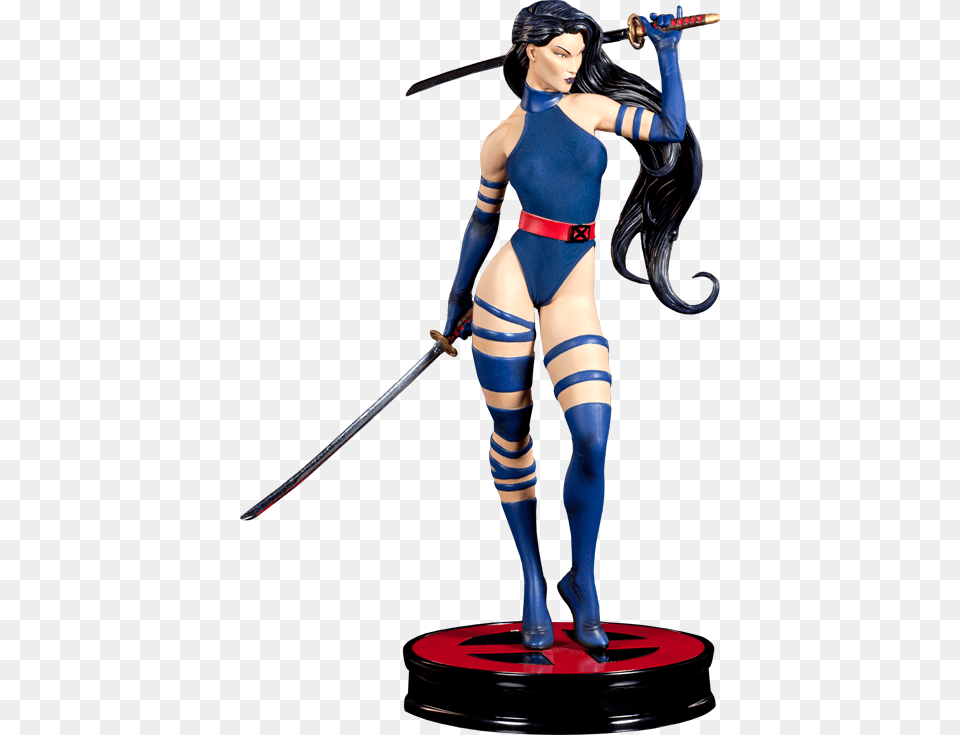 Psylocke Statue, Adult, Person, Woman, Female Free Transparent Png