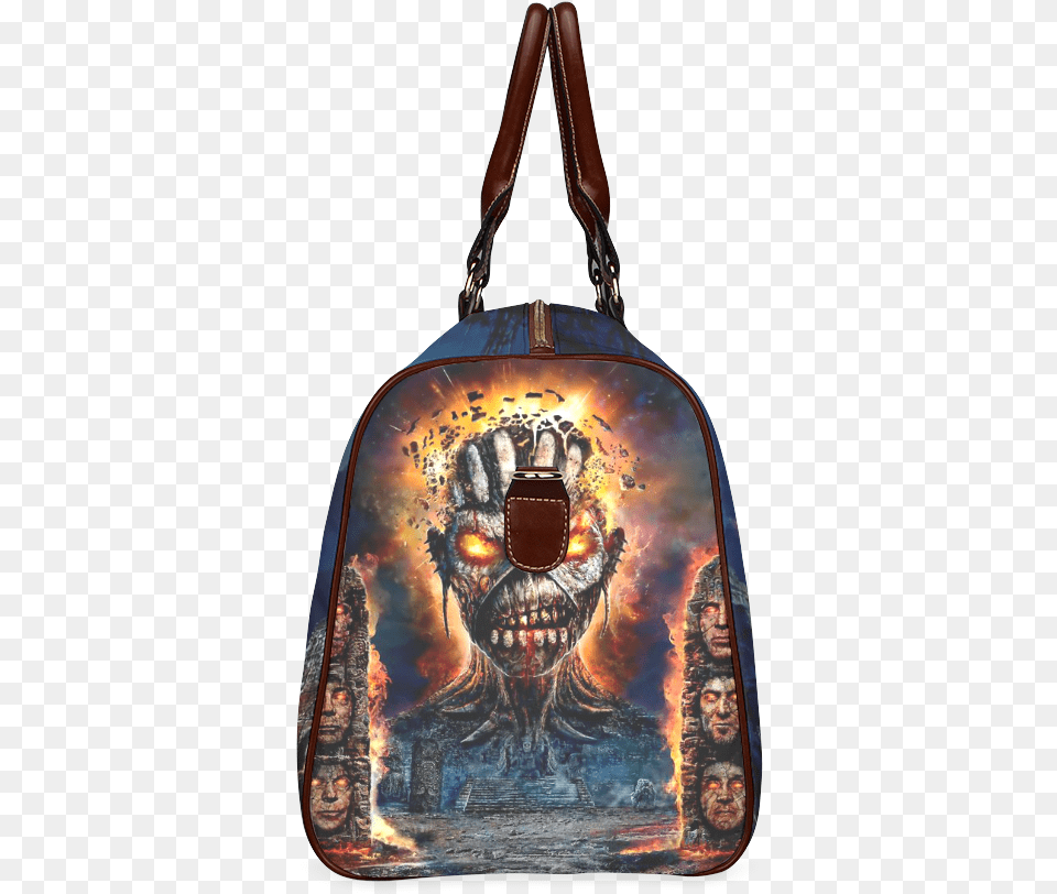 Psylocke Waterproof Travel Handbag With Iron Maiden Iron Maiden Wallpaper Eddie, Accessories, Bag, Purse, Person Free Png Download