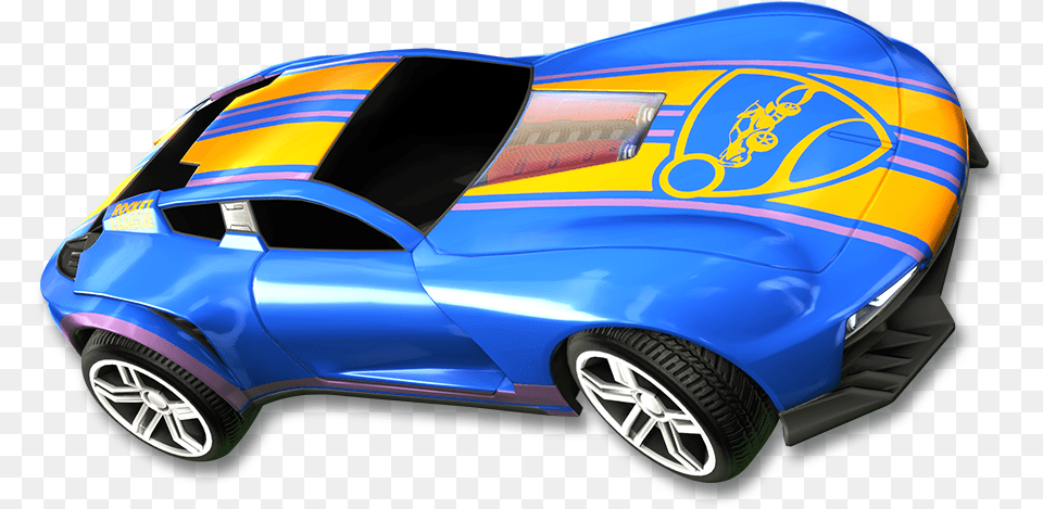 Psyonix Hot Wheels Team Up For Themed Rocket League Dlc Pack, Car, Vehicle, Coupe, Transportation Free Png