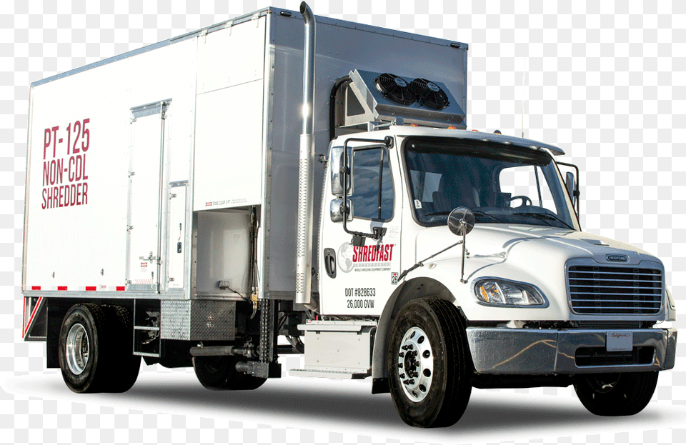Pt 125 Shredding Truck Paper Shredder Truck, Transportation, Vehicle, Moving Van, Van Free Transparent Png