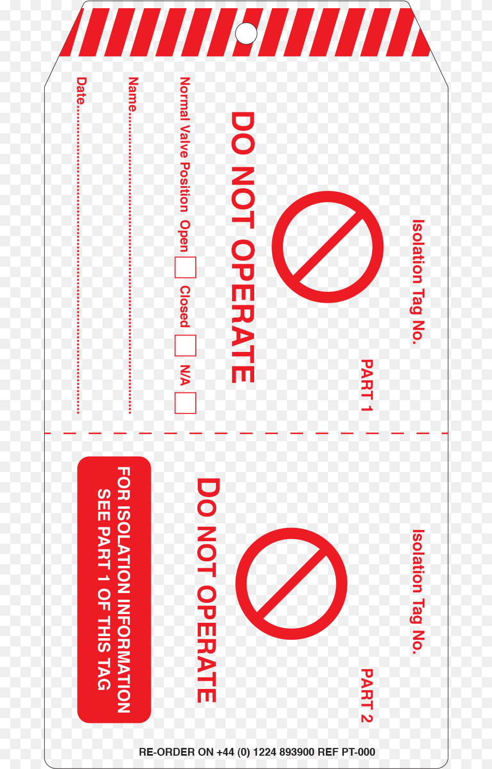 Pt Do No Operate Tag Carmine, Paper, Text, Scoreboard Free Png