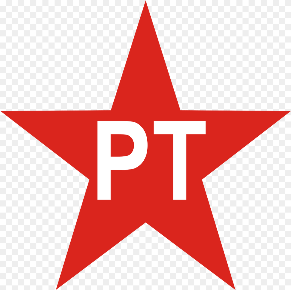 Pt Star Real Version Brazilian Democratic Movement Party, Star Symbol, Symbol, First Aid Free Png
