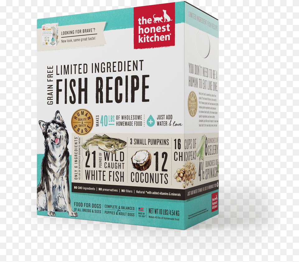 Pt01 Preview The Honest Kitchen Limited Ingredient Fish Recipe Dehydrated, Animal, Canine, Dog, Pet Free Png Download