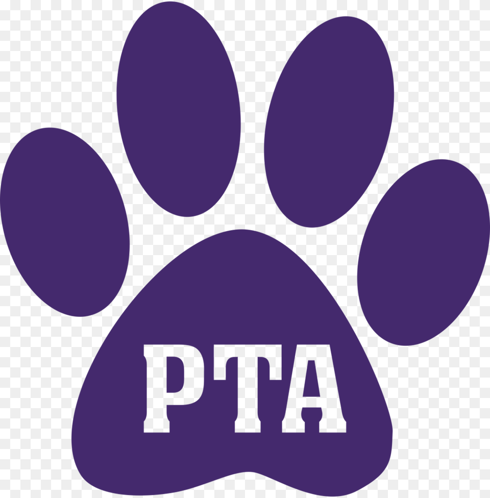Pta Paw Print Purple, Home Decor, Logo, Cushion, Astronomy Png