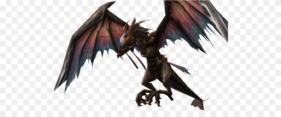 Pteranodon Type0 Psp Ffvii Lesser Lopros, Accessories, Ornament, Dragon, Animal Png Image