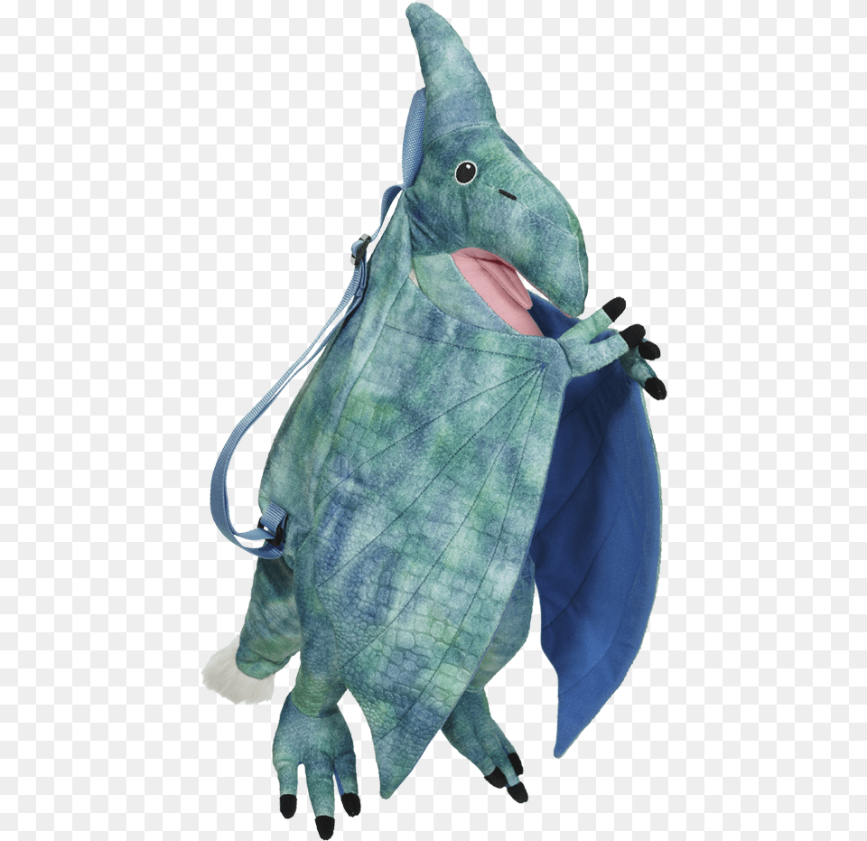 Pterodactyl With Backpack, Plush, Toy, Baby, Person Png Image