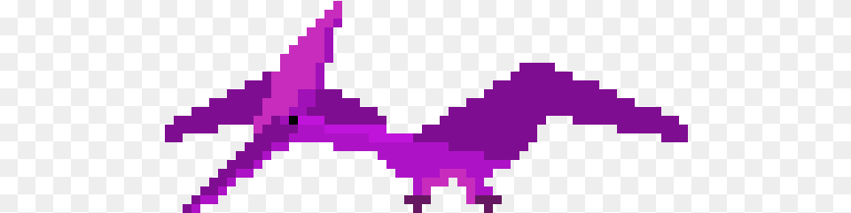 Pterodactyl Pixel Art Maker Transparent Chrome Dinosaur, Bra, Clothing, Lingerie, Purple Free Png