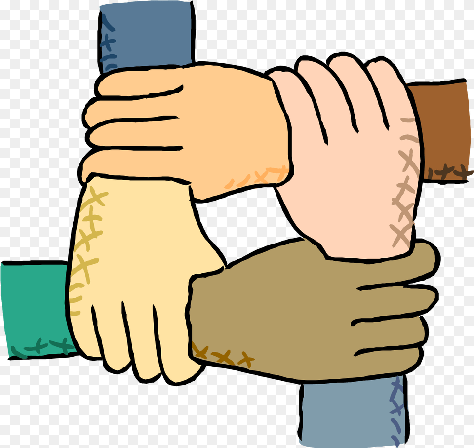 Ptfa Joining Hands Poster On Caste Discrimination, Body Part, Clothing, Finger, Glove Free Png Download
