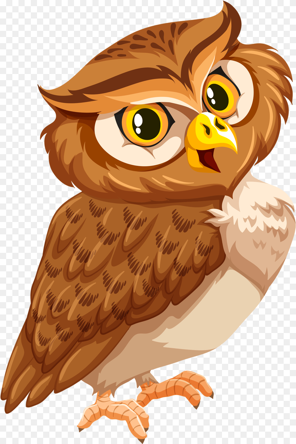 Ptichki Multyashnie Realistic Owl Clipart, Animal, Beak, Bird, Baby Free Png Download