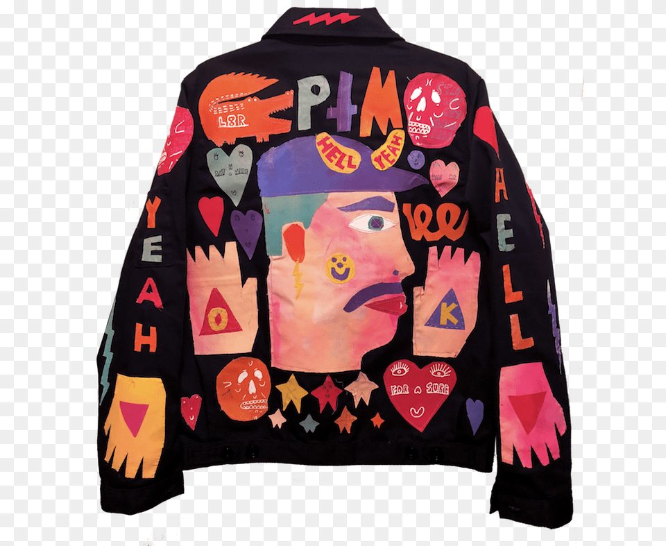 Ptm Jacket Back Sweater, Clothing, Coat, Shirt, Face Free Png Download