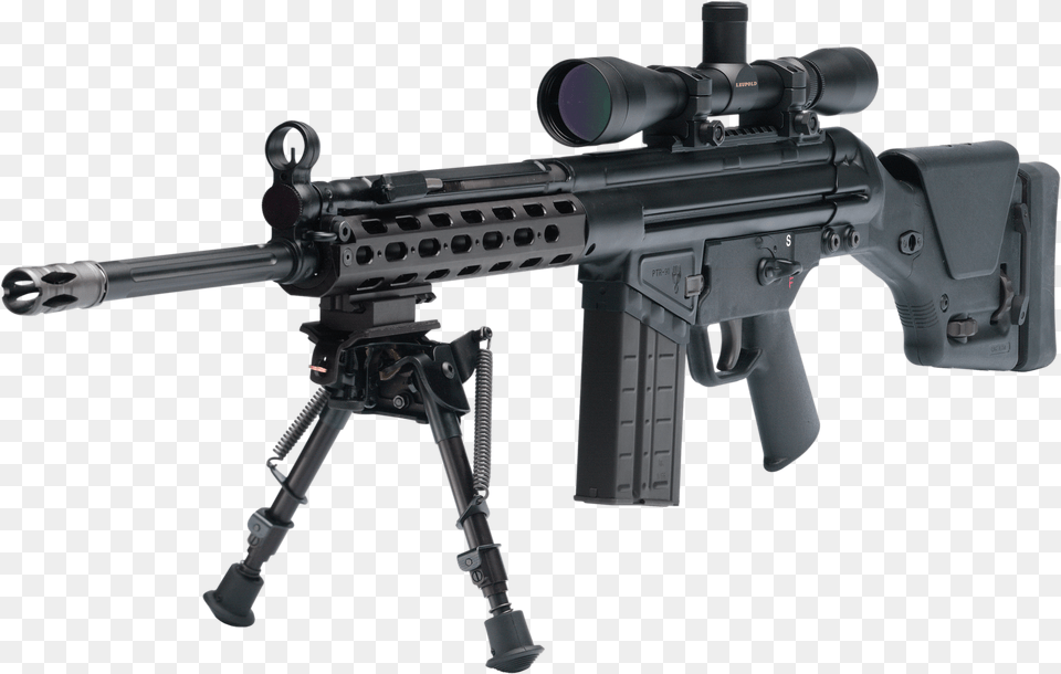 Ptr 308 Sniper Rifle, Firearm, Gun, Weapon Png