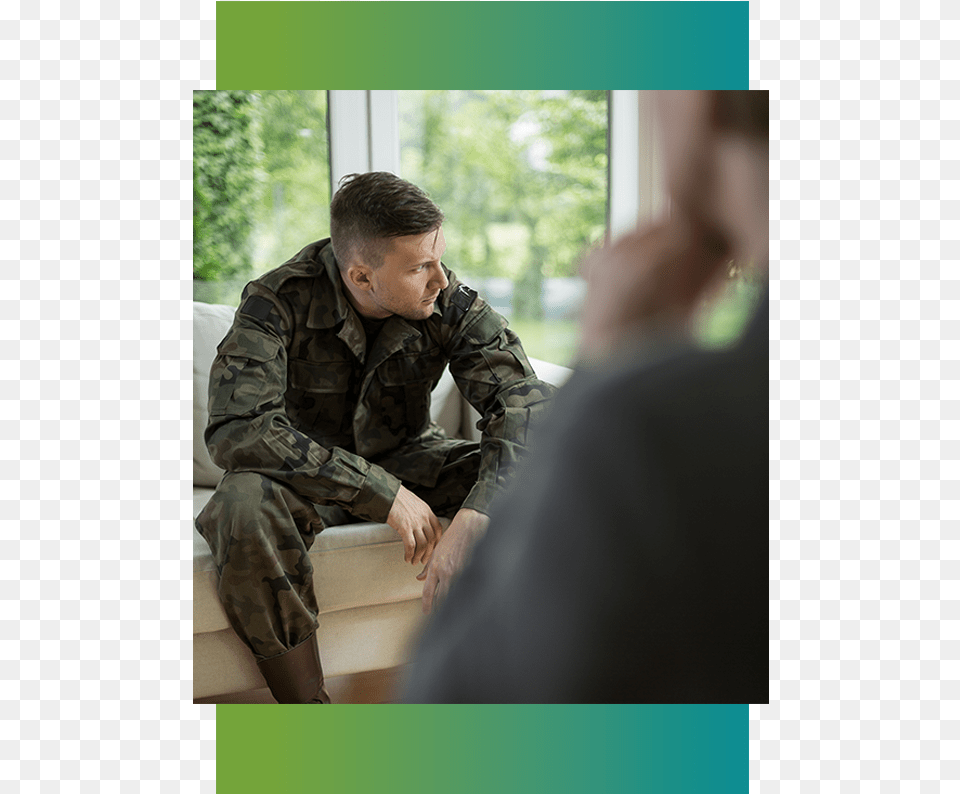 Ptsd Counseling Veteran Counseling, Couch, Furniture, Adult, Person Free Transparent Png