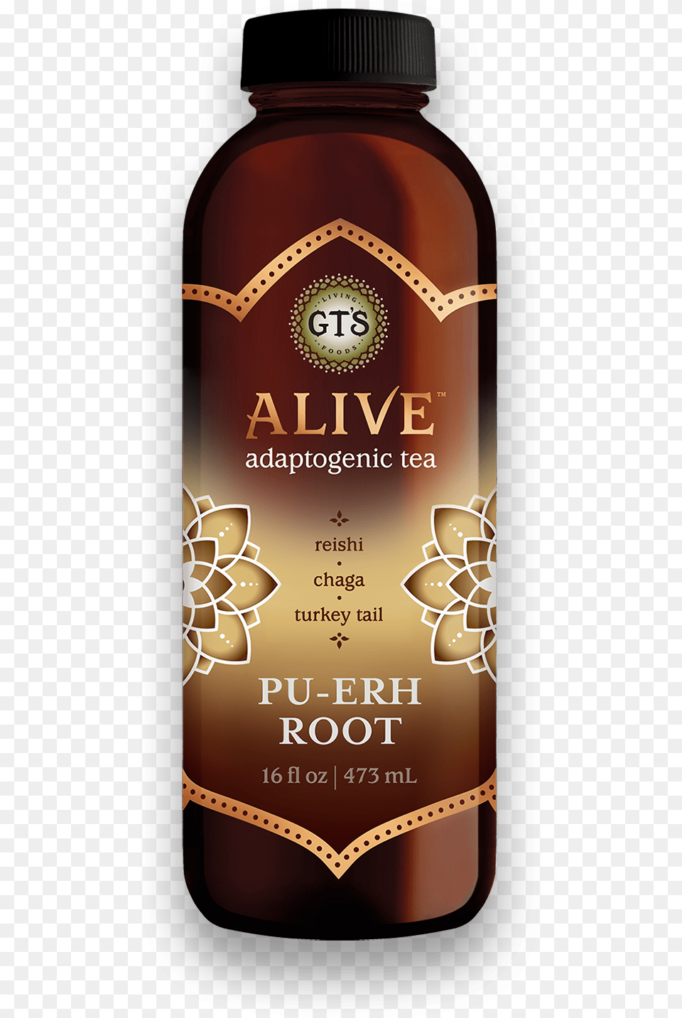 Pu Erh Root Gts Alive Adaptogenic Tea, Bottle, Herbal, Herbs, Plant Free Transparent Png