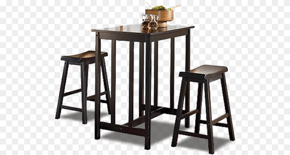 Pub And Gathering Tables Bar Stool With Table, Furniture, Dining Table, Bar Stool, Indoors Free Png