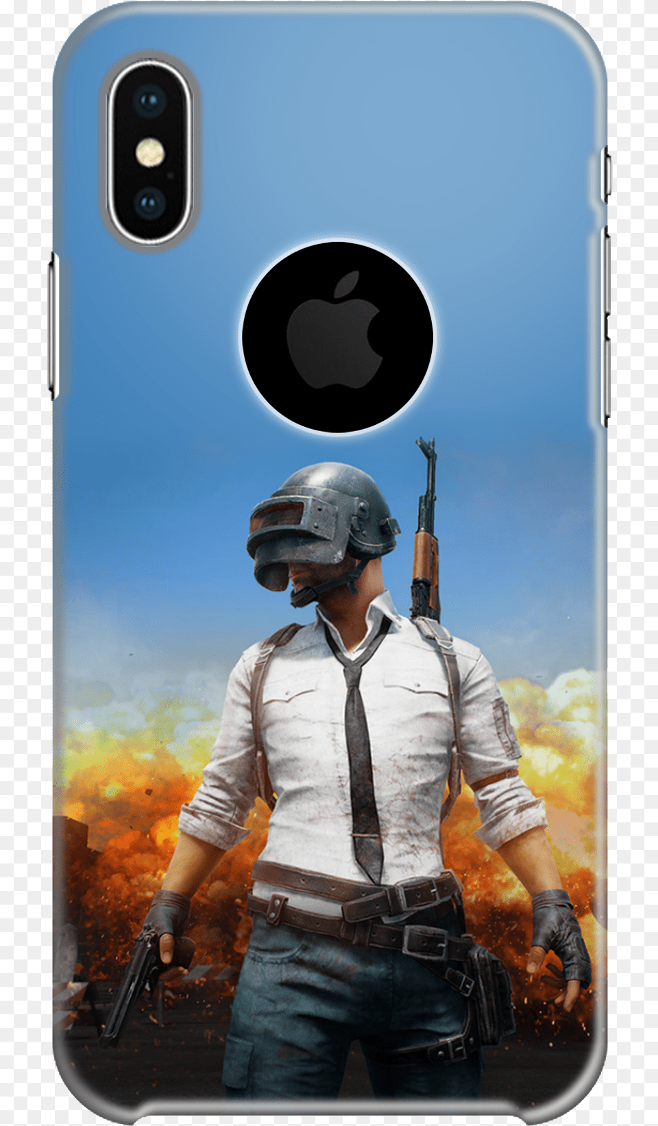 Pubg Back Case Pupg Mobule, Weapon, Firearm, Helmet, Adult Free Png