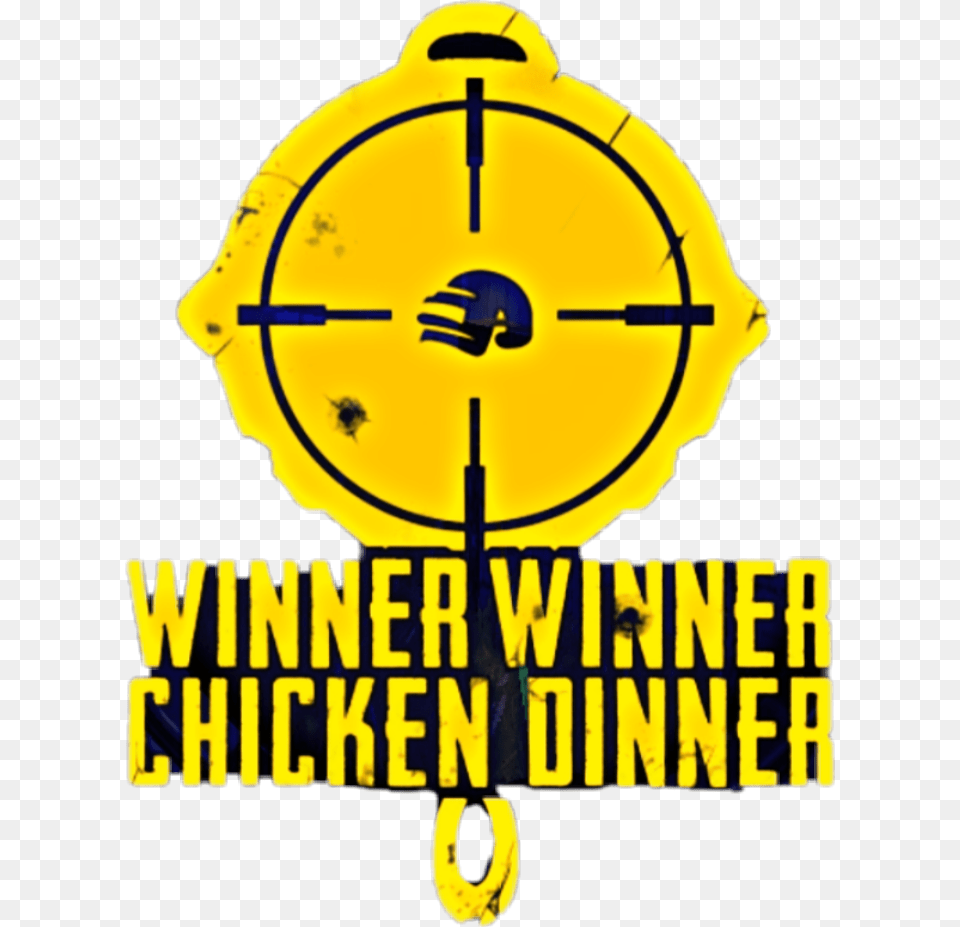 Pubg Battle Ground Player Unknown Chiken Dinner Circle, Sign, Symbol, Helmet, Cross Png