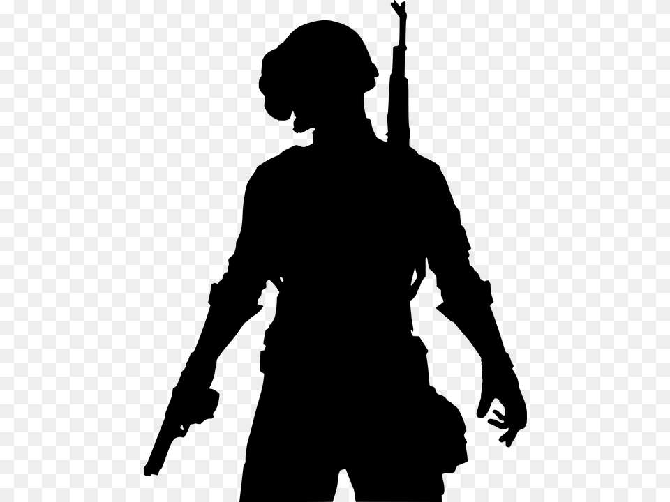 Pubg Black And White, Gray Png