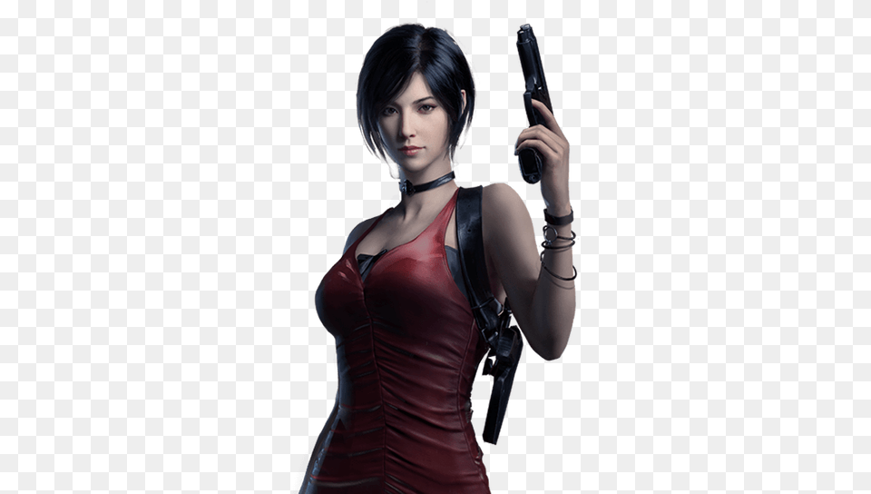 Pubg Character Girl, Woman, Handgun, Gun, Weapon Png Image