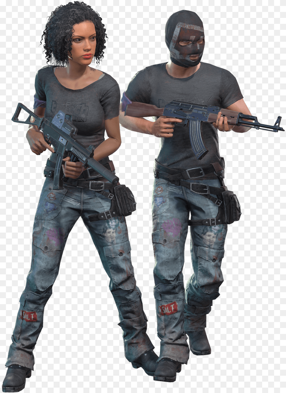 Pubg Character Transparent Background Battlegrounds Twitch Prime, Weapon, Clothing, Firearm, Pants Png
