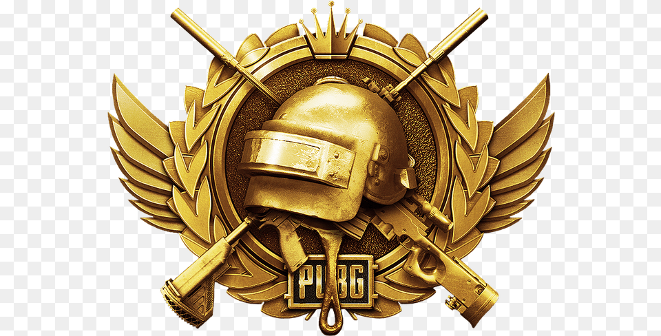 Pubg Conqueror Logo Pubg Lite Pro Player, Bronze, Emblem, Symbol, Gold Free Transparent Png