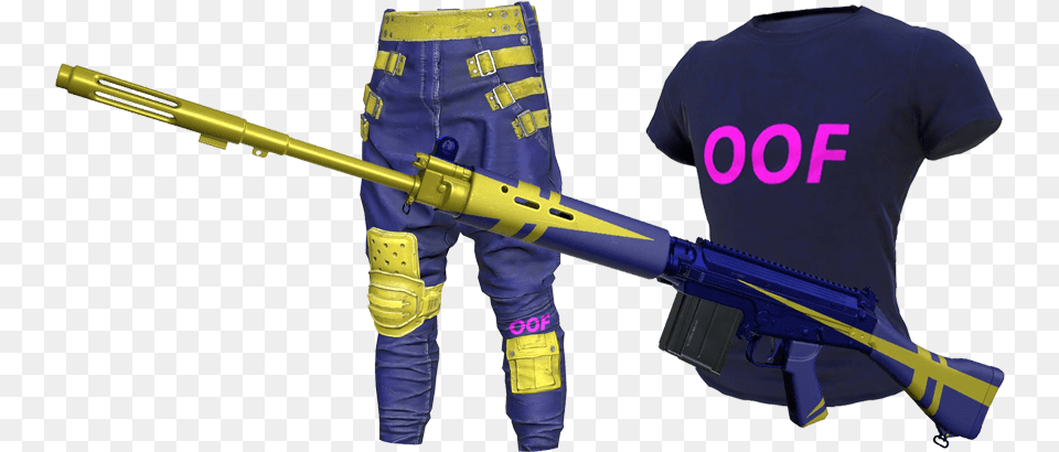 Pubg Fuffenz Skin, Firearm, Gun, Rifle, Weapon Png