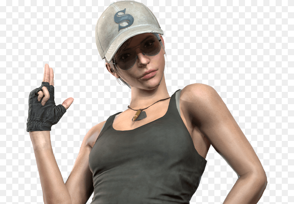 Pubg Girl, Person, Hat, Hand, Woman Png Image