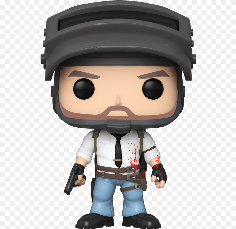 Pubg Pop Vinyl, Helmet, Toy, Gun, Weapon Free Png Download