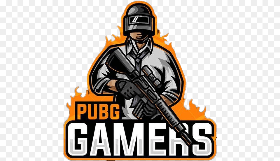 Pubg Squad Logo Image Pubg, Person, People, Weapon, Firearm Free Transparent Png