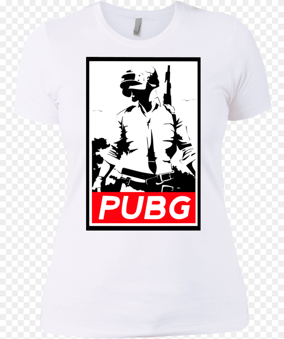 Pubg Women39s Premium T Shirt Women T Shirt Pubg, Clothing, T-shirt, Adult, Male Free Transparent Png