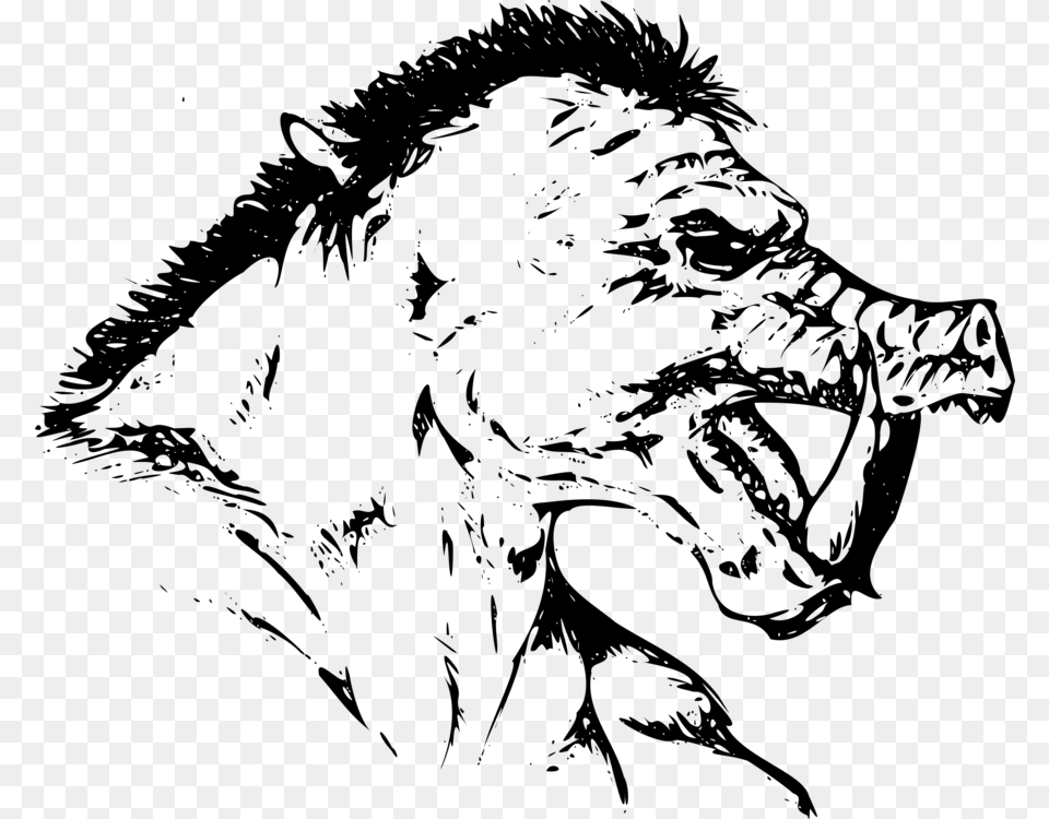 Public Domain Orc Goblin Drawing Public Domain Orc, Gray Free Png Download