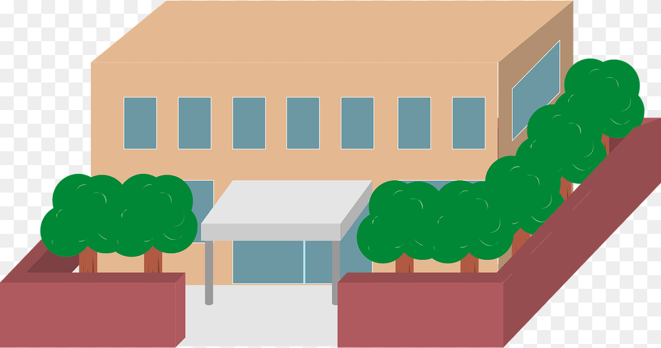 Public Facility Building Clipart, Neighborhood, Architecture, School Free Png