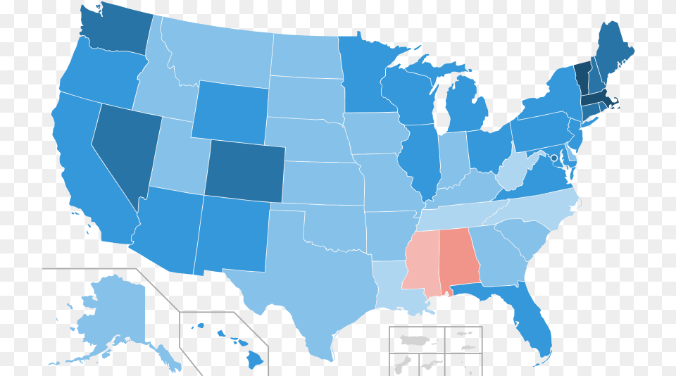 Public Opinion Of Same Sex Marriag Map Of States With Corporal Punishment, Chart, Plot, Ice, Nature Png