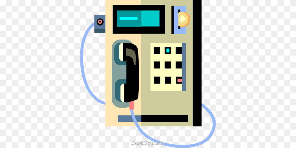 Public Pay Phones Royalty Vector Clip Art Illustration, Electronics, Phone, Qr Code Free Png Download