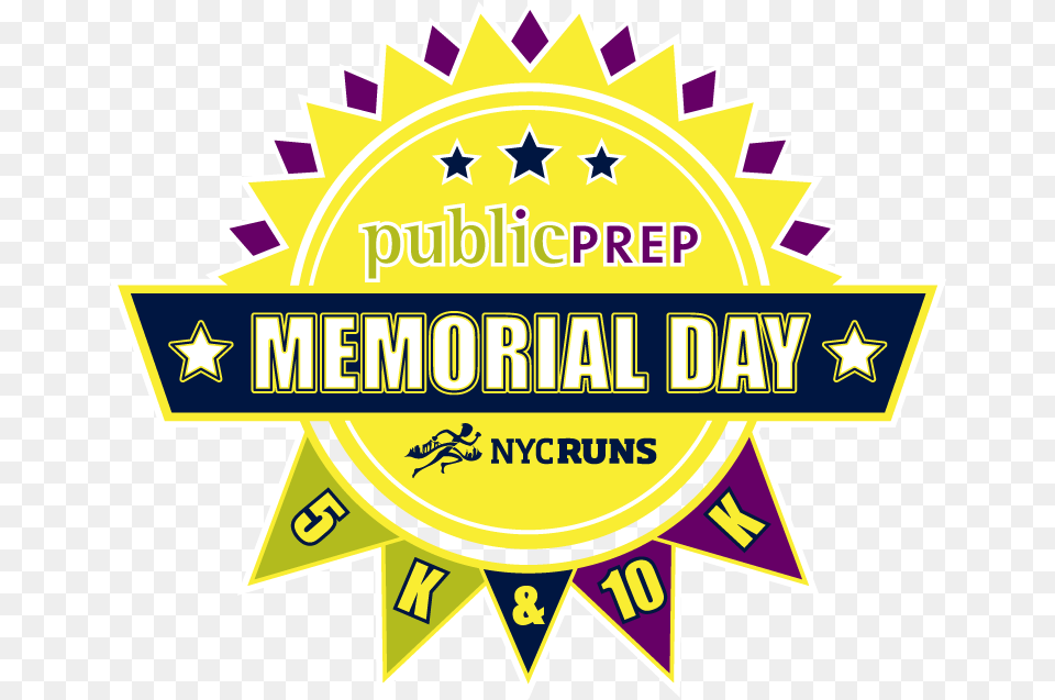 Public Prep Memorial Day 5k Amp 10k New York City, Badge, Logo, Symbol Png