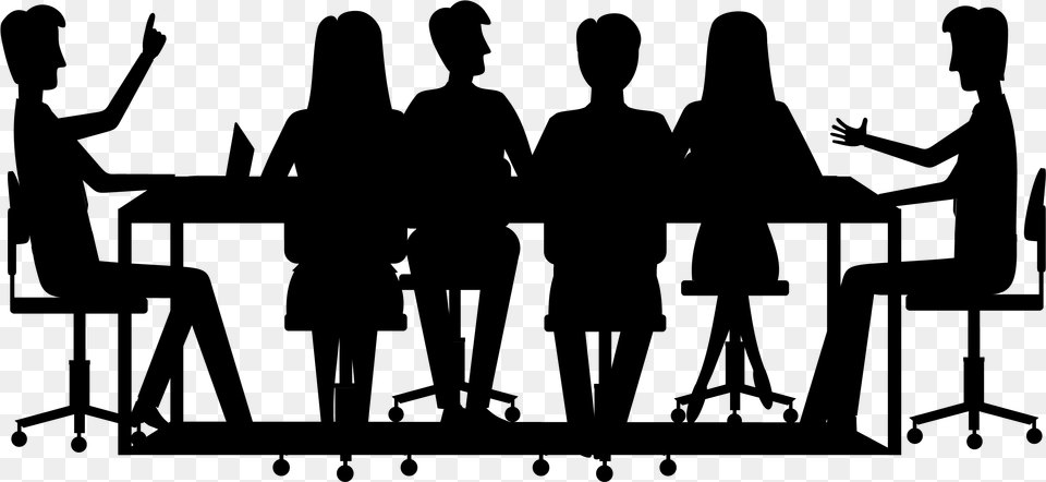 Public Relations Social Group Human Behavior Business Silhouette People Group, Gray Free Transparent Png