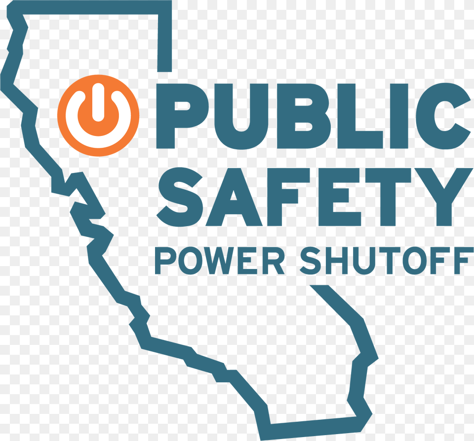Public Safety Power Shutoff Logo Public Safety Power Shutoff, Text, Outdoors, Advertisement, Poster Free Png