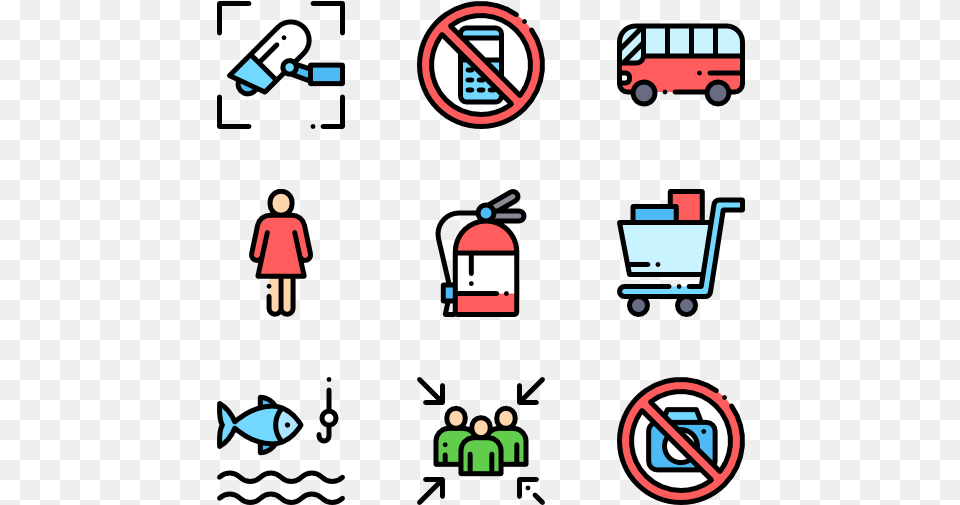 Public Signs Information, Person, Animal, Bus, Fish Free Png Download