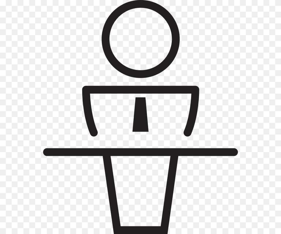 Public Speaking Loudspeaker Computer Icons Podium Public Speaker Clipart Black And White, Stencil Free Png