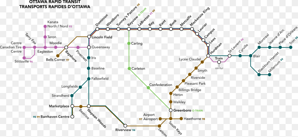 Public Transitedit 95 Bus Route Ottawa, Cad Diagram, Diagram, Chart, Plot Free Transparent Png