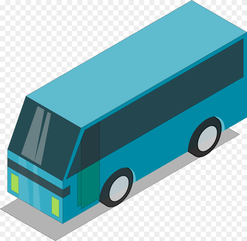 Public Transport Bus Service Computer Icons Blue Can Cartoon Car Clipart 3d, Transportation, Vehicle, Van Free Transparent Png