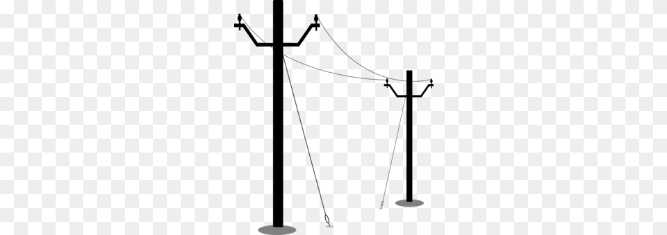 Public Utility Electricity Clip Art Christmas Utility Pole, Lighting, Gray Png